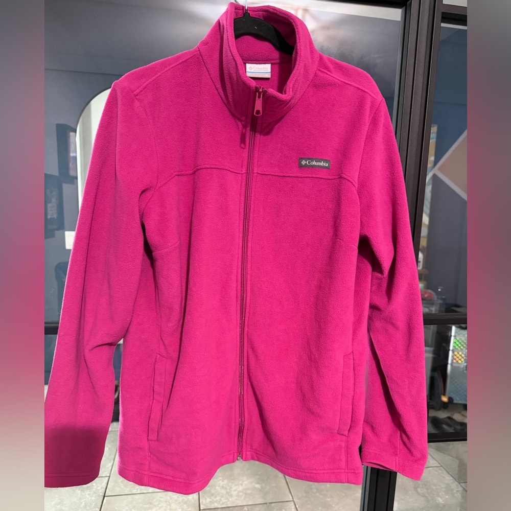 Columbia Bright Pink Fleece Jacket